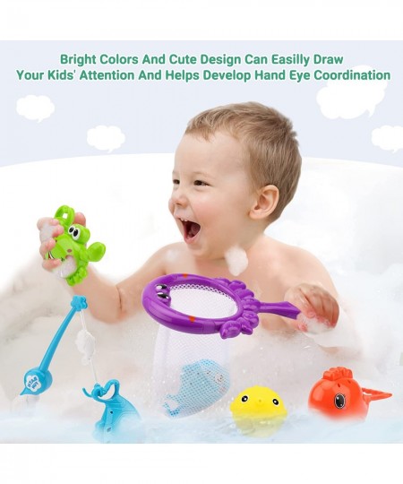 Baby Bath Toys for Toddler 1-3: Mold Free Bathtube Toys for Toddlers Kids Infant Age 1 2 3 Year Old Girl Boy| Bath Toys Fishi...