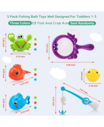 Baby Bath Toys for Toddler 1-3: Mold Free Bathtube Toys for Toddlers Kids Infant Age 1 2 3 Year Old Girl Boy| Bath Toys Fishi...