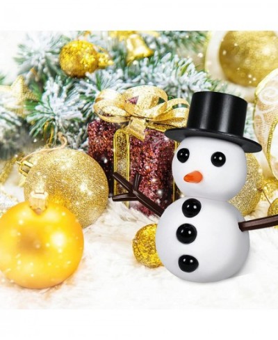 12Pack Snowman Crafts for Kids Snowman DIY Kit Build a Snowman Kit Molding Clay Christmas Crafts Xmas Gift Christmas Stocking...