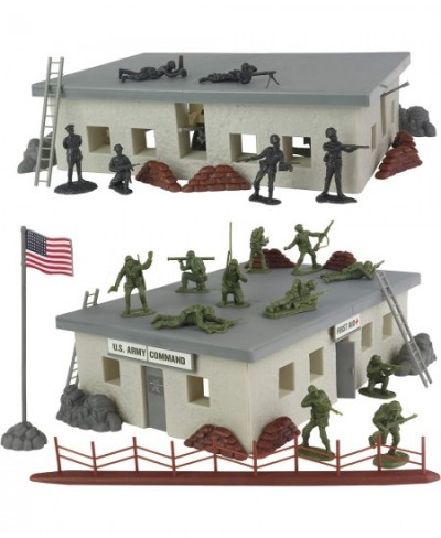 BMC WW2 Secret Stronghold - 36pc Plastic Army Men German Bunker Playset $76.56 - Play Figure Playsets