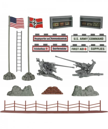 BMC WW2 Secret Stronghold - 36pc Plastic Army Men German Bunker Playset $76.56 - Play Figure Playsets