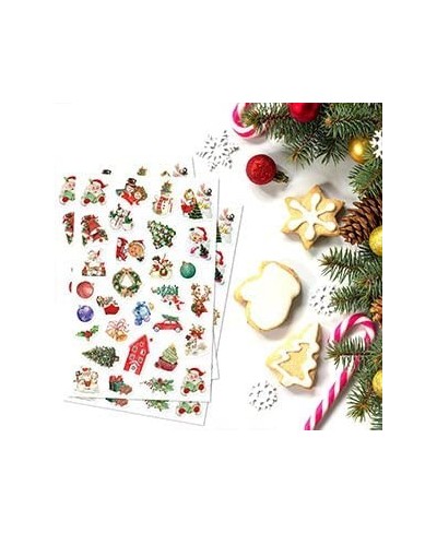 Vintage Christmas Stickers 10 Sheets 300 Pcs Happy Holiday Sticker Sheets for Kids Party Home Classroom Decoration $15.25 - K...