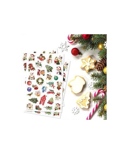 Vintage Christmas Stickers 10 Sheets 300 Pcs Happy Holiday Sticker Sheets for Kids Party Home Classroom Decoration $15.25 - K...