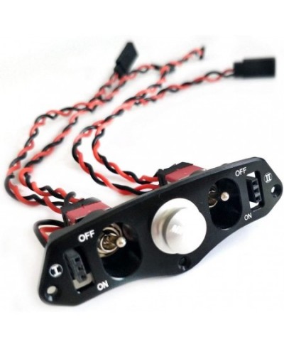 Heavy Duty Metal CNC Alloy Dual Power Switch w/ Fuel Dot for RC Model $64.26 - Remote & App Controlled Vehicles