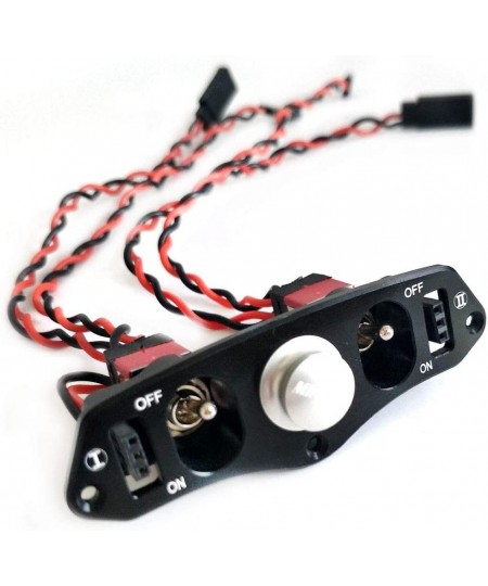 Heavy Duty Metal CNC Alloy Dual Power Switch w/ Fuel Dot for RC Model $64.26 - Remote & App Controlled Vehicles