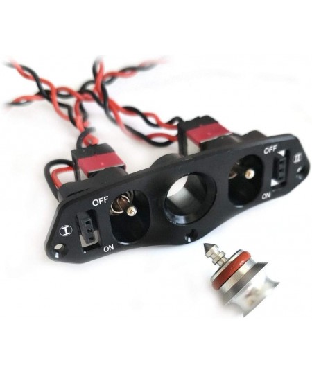 Heavy Duty Metal CNC Alloy Dual Power Switch w/ Fuel Dot for RC Model $64.26 - Remote & App Controlled Vehicles