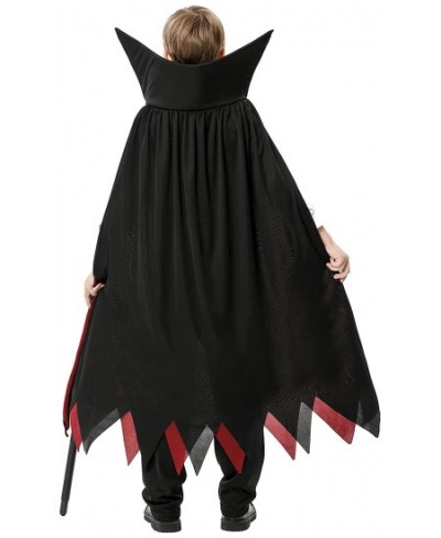 Halloween Gothic Vampire Costume Deluxe Set for Boys Kids Dracula Costume for Halloween Dress Up Party $34.39 - Kids' Costumes