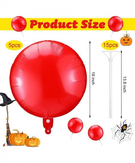 IT Halloween Decoration Includes 5 Pack Reusable Balloon Kit with Removable Clip and Pole IT Halloween Prop Halloween Decorat...