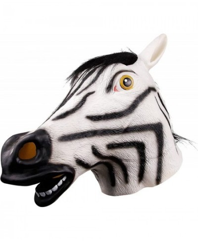 Waylike Halloween Zebra Mask Latex Animal Mask For Costume Party Cosplay $30.44 - Kids' Dress-Up Accessories