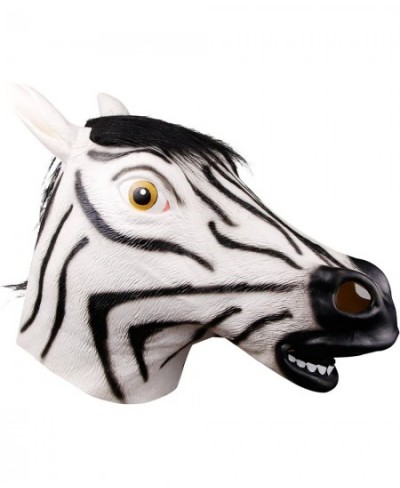 Waylike Halloween Zebra Mask Latex Animal Mask For Costume Party Cosplay $30.44 - Kids' Dress-Up Accessories