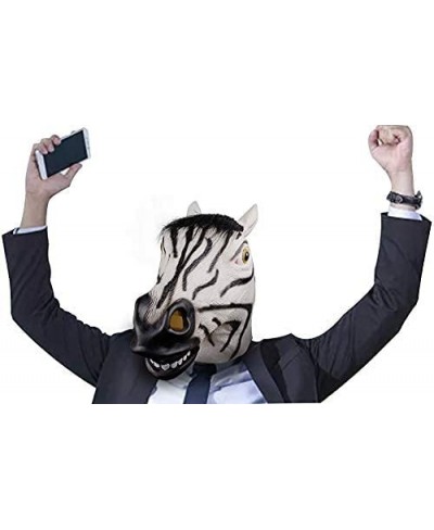 Waylike Halloween Zebra Mask Latex Animal Mask For Costume Party Cosplay $30.44 - Kids' Dress-Up Accessories