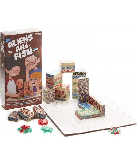 Aliens and Fish Matching and Block Stacking Game for Kids and Adults $43.11 - Stacking Games