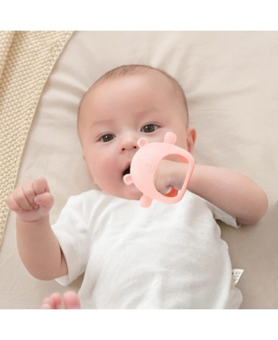 Bear Mitten Baby Teether Anti-Drop Teething Toy for Babies 3+ Months Silicone Teether for Baby Teething Relief Infant Toy for...