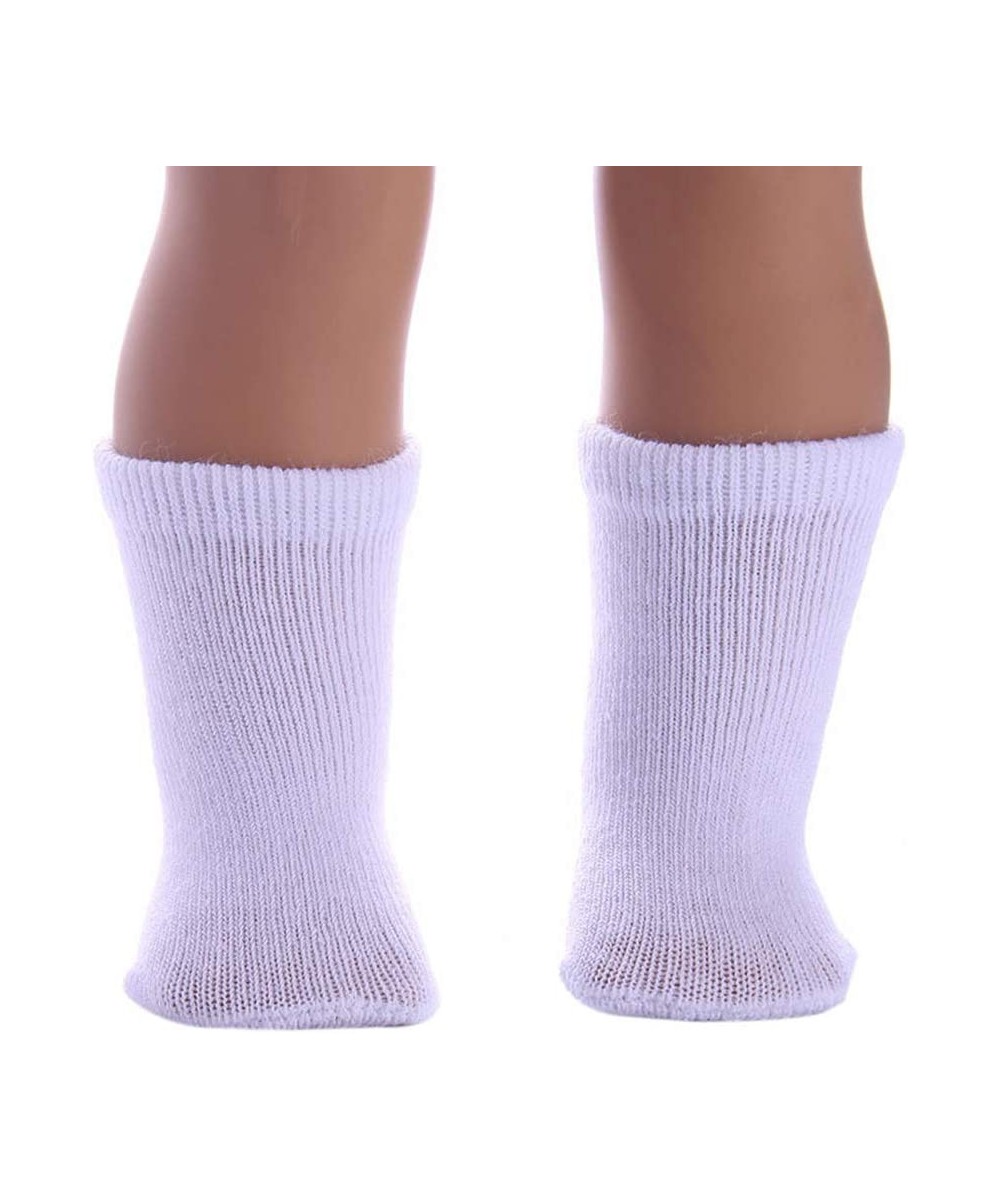 1 Pair Cheap White Socks Dolls Ankle Sock for 18 Inch Sports Wear Clothing Accessories $16.59 - Doll Accessories