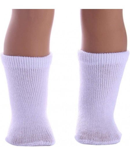 1 Pair Cheap White Socks Dolls Ankle Sock for 18 Inch Sports Wear Clothing Accessories $16.59 - Doll Accessories