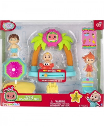 Family Beach Time Fun Playset - Features JJ Tomtom & YoYo with Sandcastle Umbrella Beach Chair Towel Beach Playset $31.85 - P...