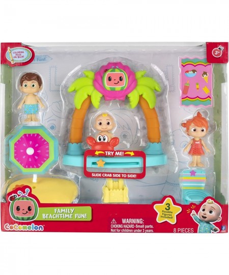 Family Beach Time Fun Playset - Features JJ Tomtom & YoYo with Sandcastle Umbrella Beach Chair Towel Beach Playset $31.85 - P...