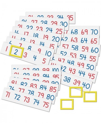 Magnetic Number Line 1-100 20 Magnets Classroom Accessories Teacher Aids Sets of 5 Magnets Ages 3+ (LER5194) $33.59 - Early D...