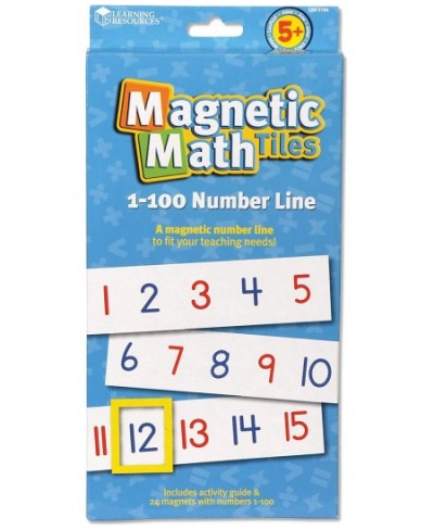 Magnetic Number Line 1-100 20 Magnets Classroom Accessories Teacher Aids Sets of 5 Magnets Ages 3+ (LER5194) $33.59 - Early D...