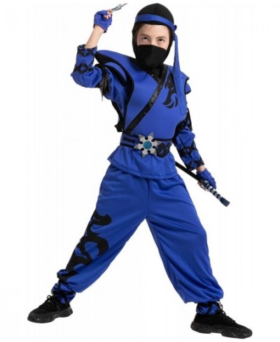 Kids Birdy Blue Ninja Costume with Accessories for Boys Halloween Costume Themed Parties $35.04 - Kids' Costumes