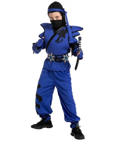 Kids Birdy Blue Ninja Costume with Accessories for Boys Halloween Costume Themed Parties $35.04 - Kids' Costumes