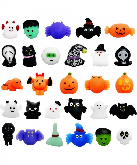 28PCS Halloween Mochi Squishy Toys Halloween Party Favors Pack Squishy Toys Gifts for Kids Boys Girls Birthday Party Gift Cla...