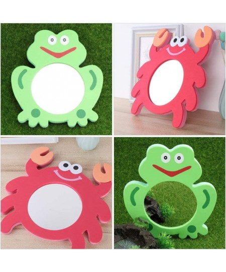 2pcs Mirror Bath Toy Baby Toddler Cartoon Frog Crab Mirror Bathing Plaything Water Toy for Kids Toddler Gift $31.79 - Bathtub...