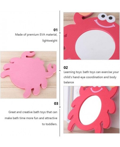 2pcs Mirror Bath Toy Baby Toddler Cartoon Frog Crab Mirror Bathing Plaything Water Toy for Kids Toddler Gift $31.79 - Bathtub...