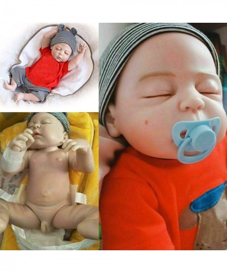 Reborn Baby Doll 18inch 45cm Full Vinyl Silicone Weighted Body Realistic Looking Baby Boy Dolls Real Lifelike Anatomically Co...