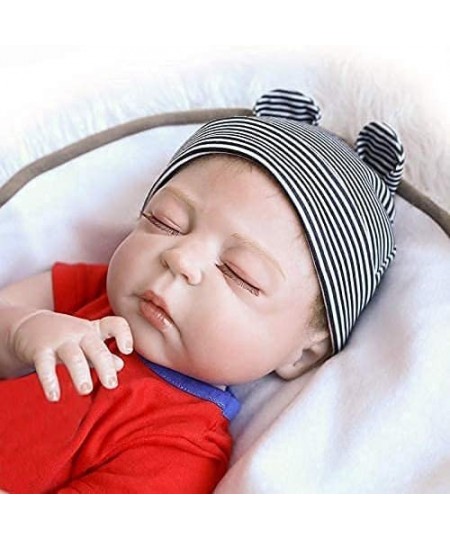 Reborn Baby Doll 18inch 45cm Full Vinyl Silicone Weighted Body Realistic Looking Baby Boy Dolls Real Lifelike Anatomically Co...