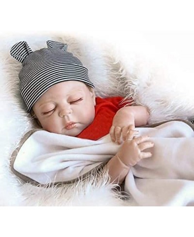 Reborn Baby Doll 18inch 45cm Full Vinyl Silicone Weighted Body Realistic Looking Baby Boy Dolls Real Lifelike Anatomically Co...