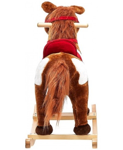 Animal Adventure | Real Wood Ride-On Plush Rocker | Chestnut Horse | Perfect for Ages 3+ 28" x 12" x 22 $81.69 - Rocking Hors...