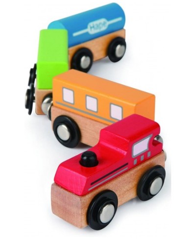 Qubes Wooden Magnetic Classic Train Set $21.35 - Toy Vehicle Playsets