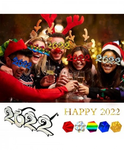 Novelty Party Glasses 2022 Shaped Eyeglasses New Year Eyewear for Costume Photo Props Festival Party Favors Supplies $17.79 -...