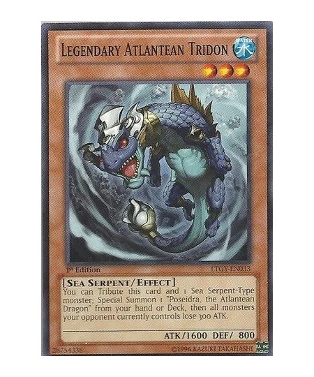 Legendary Atlantean Tridon (LTGY-EN033) - Lord of The Tachyon Galaxy - Unlimited Edition - Common $10.72 - Card Games