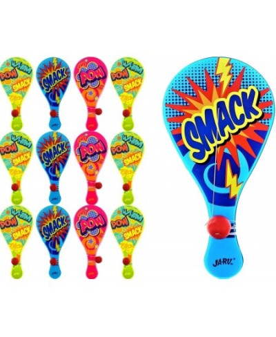 Paddle Ball with String (Pack of 12) | Vintage Retro Toys Paddle Ball Set | Party Favor Prizes Toys | Indoor and Outdoor Toy ...