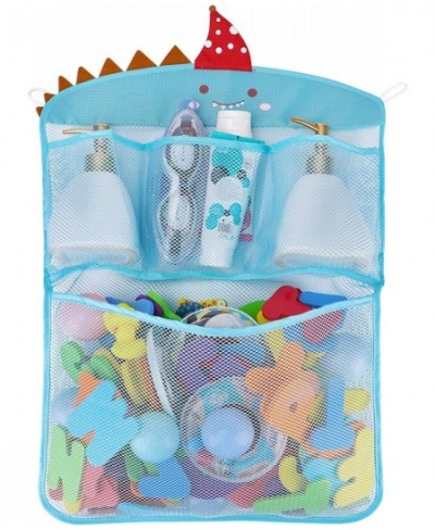 Bath Toy Organizer Set Quick Drying Mesh Net for Toddler Bathtub Games Holder (Blue) $15.29 - Bathtub Toys