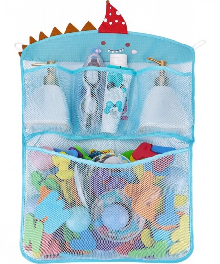 Bath Toy Organizer Set Quick Drying Mesh Net for Toddler Bathtub Games Holder (Blue) $15.29 - Bathtub Toys