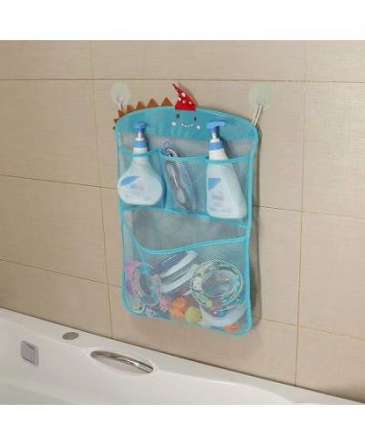 Bath Toy Organizer Set Quick Drying Mesh Net for Toddler Bathtub Games Holder (Blue) $15.29 - Bathtub Toys