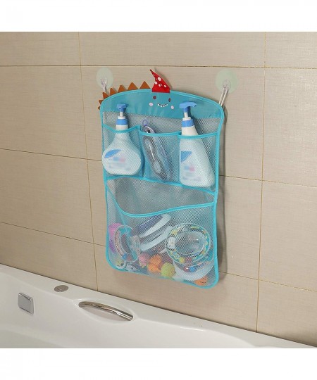 Bath Toy Organizer Set Quick Drying Mesh Net for Toddler Bathtub Games Holder (Blue) $15.29 - Bathtub Toys