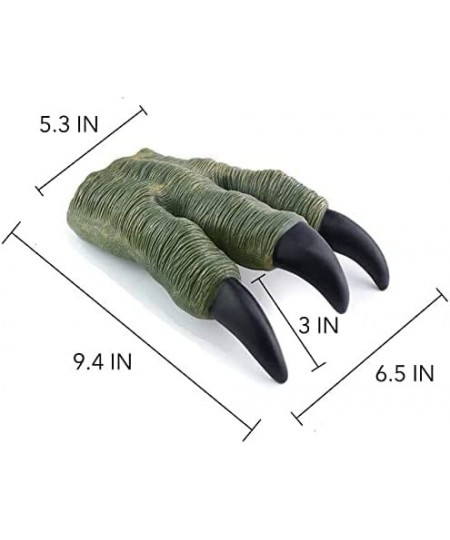 2 Pack Dinosaur Claws Toys Oversized Dino Velociraptor Rubber Realistic Jurassic Claws for Kids Cosplay Roleplay Costume Acce...