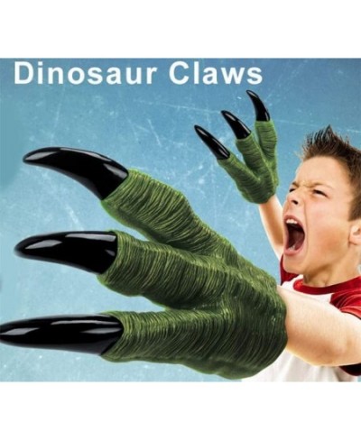 2 Pack Dinosaur Claws Toys Oversized Dino Velociraptor Rubber Realistic Jurassic Claws for Kids Cosplay Roleplay Costume Acce...