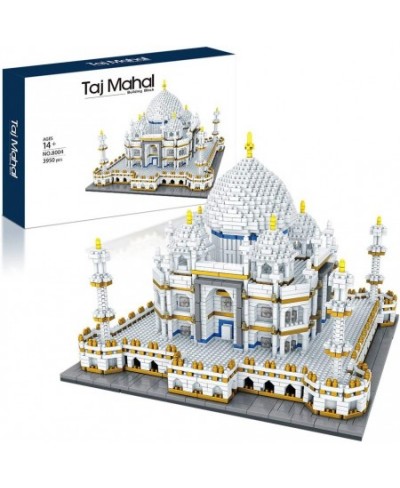 Architecture Taj Mahal Micro Blocks 3950 Pieces Model Building Kit Creative Building Set for Adults for Any Hobbyists New $80...