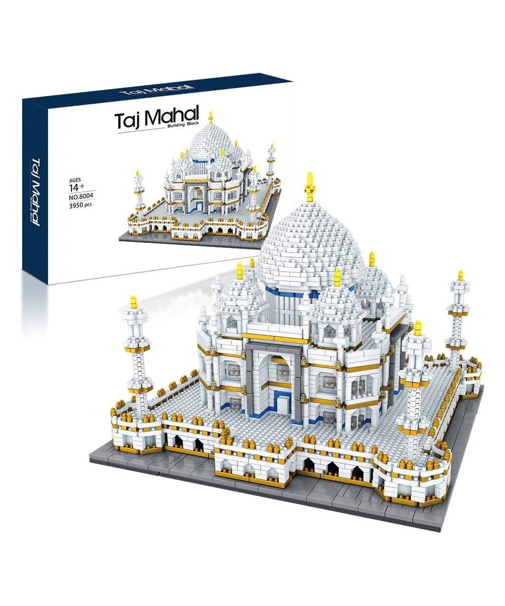 Architecture Taj Mahal Micro Blocks 3950 Pieces Model Building Kit Creative Building Set for Adults for Any Hobbyists New $80...