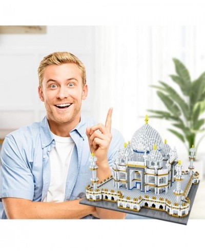 Architecture Taj Mahal Micro Blocks 3950 Pieces Model Building Kit Creative Building Set for Adults for Any Hobbyists New $80...