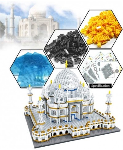 Architecture Taj Mahal Micro Blocks 3950 Pieces Model Building Kit Creative Building Set for Adults for Any Hobbyists New $80...