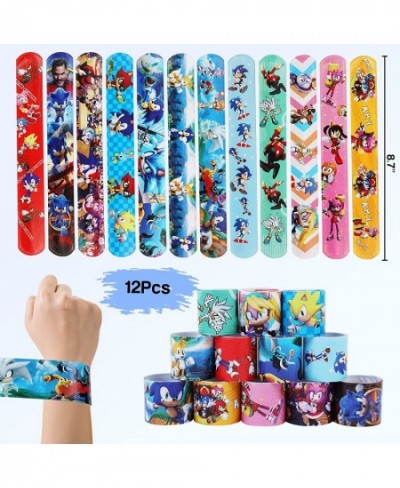 98Pcs Sonic Party Supplies for Kids Boys Girls Sonic Party Favors With Goodie Bags Birthday Carnival Prizes Themed Box Toys f...