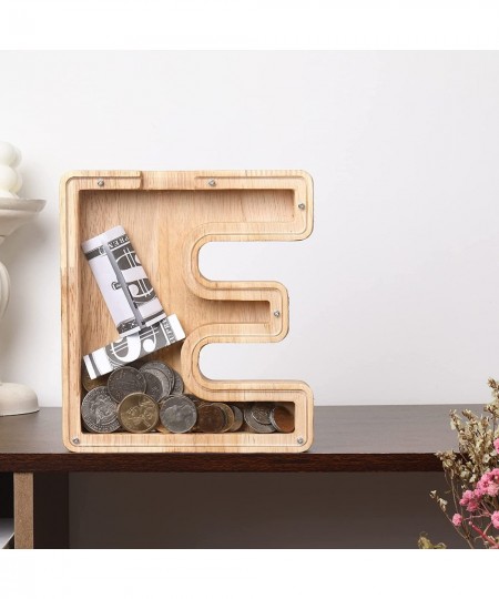 Personalized Wooden Letter Piggy Bank Alphabet Letter Decorative Sign Piggy Bank Makes a Perfect Unique Gift Decor Keepsake o...