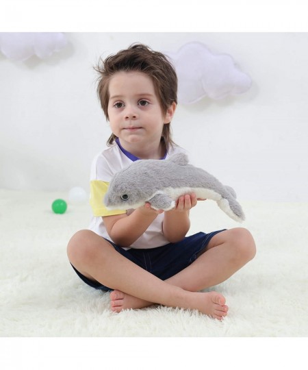 Toys Plush Gray Dolphin Stuffed Animal Soft Cuddly Perfect for Girls Boys (Gray Dolphin 12 Inches) $32.22 - Stuffed Animals &...