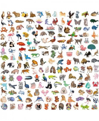 400Pcs Waterproof Animal Stickers for Water Bottle Laptop Cat Dog Tropical Rainforest Animals Vinyl Sticker for Kids Teens Ad...